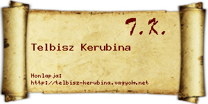 Telbisz Kerubina névjegykártya